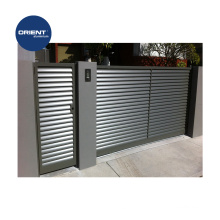 Aluminium latest main gate designs auto sliding gate swing gate opener